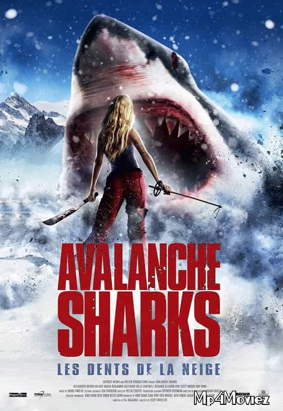 poster of Avalanche Sharks 2014 Hindi Dubbed DVDRip