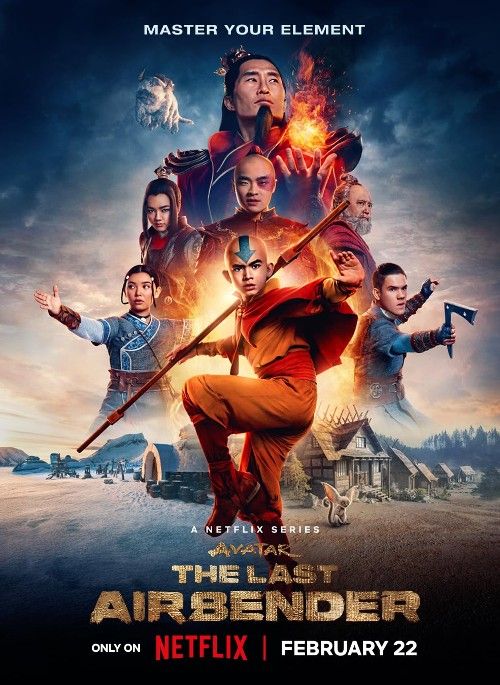 poster of Avatar The Last Airbender (2024) Season 1 Hindi Dubbed Complete NF Series