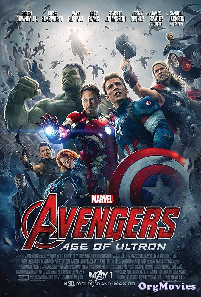 poster of Avengers Age of Ultron 2015 Hindi Dubbed Full Movie