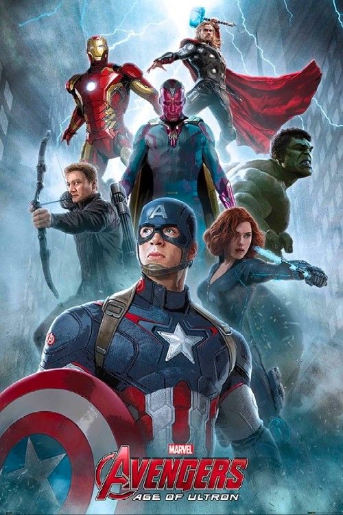 poster of Avengers: Age of Ultron (2015) Hindi Dubbed Movie