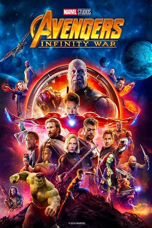 poster of Avengers: Infinity War (2018) Hindi Dubbed Movie