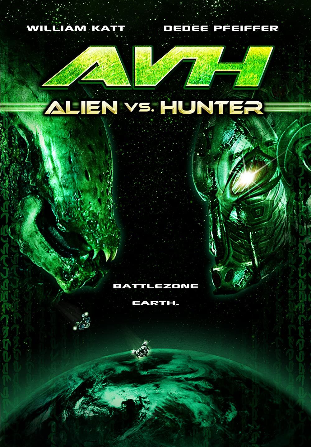 poster of AVH Alien vs Hunter (2007) Hindi Dubbed BluRay