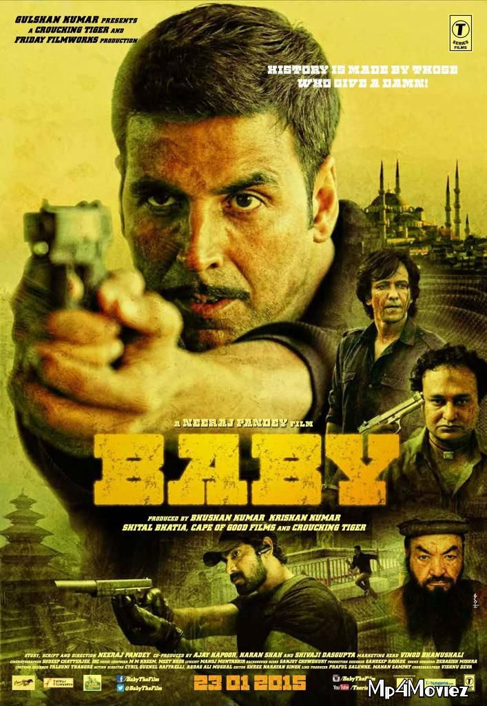 poster of Baby (2015) Hindi BRRip