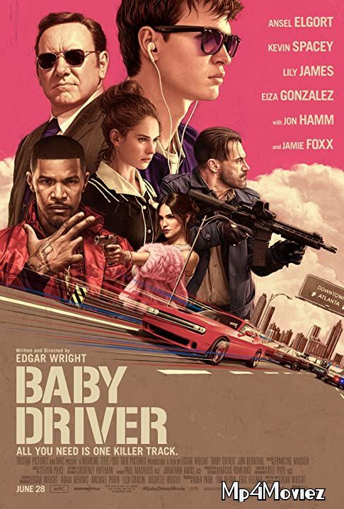 poster of Baby Driver (2017) Hindi Dubbed BluRay