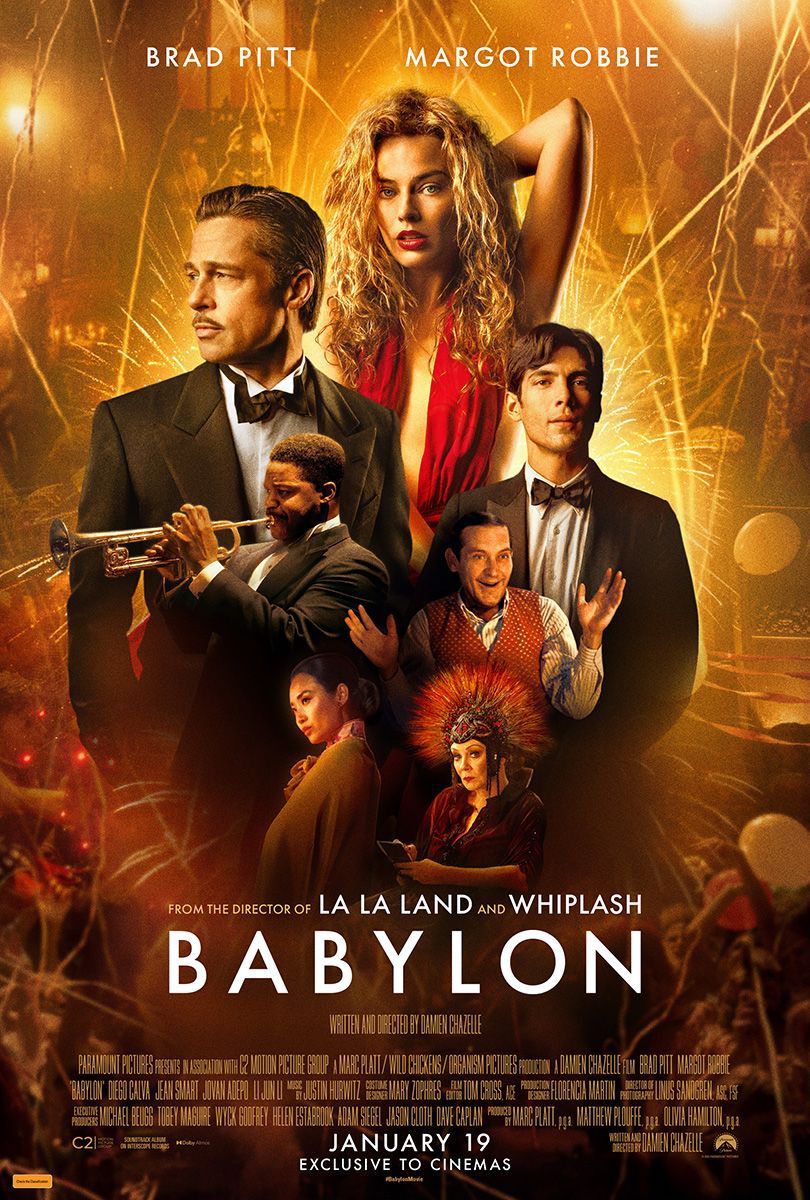 poster of Babylon (2023) Hindi ORG Dubbed BluRay