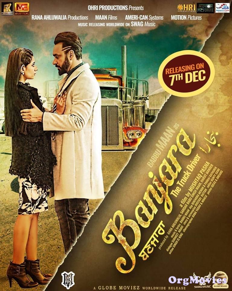 poster of Banjara The truck driver 2018 Punjabi Full Movie