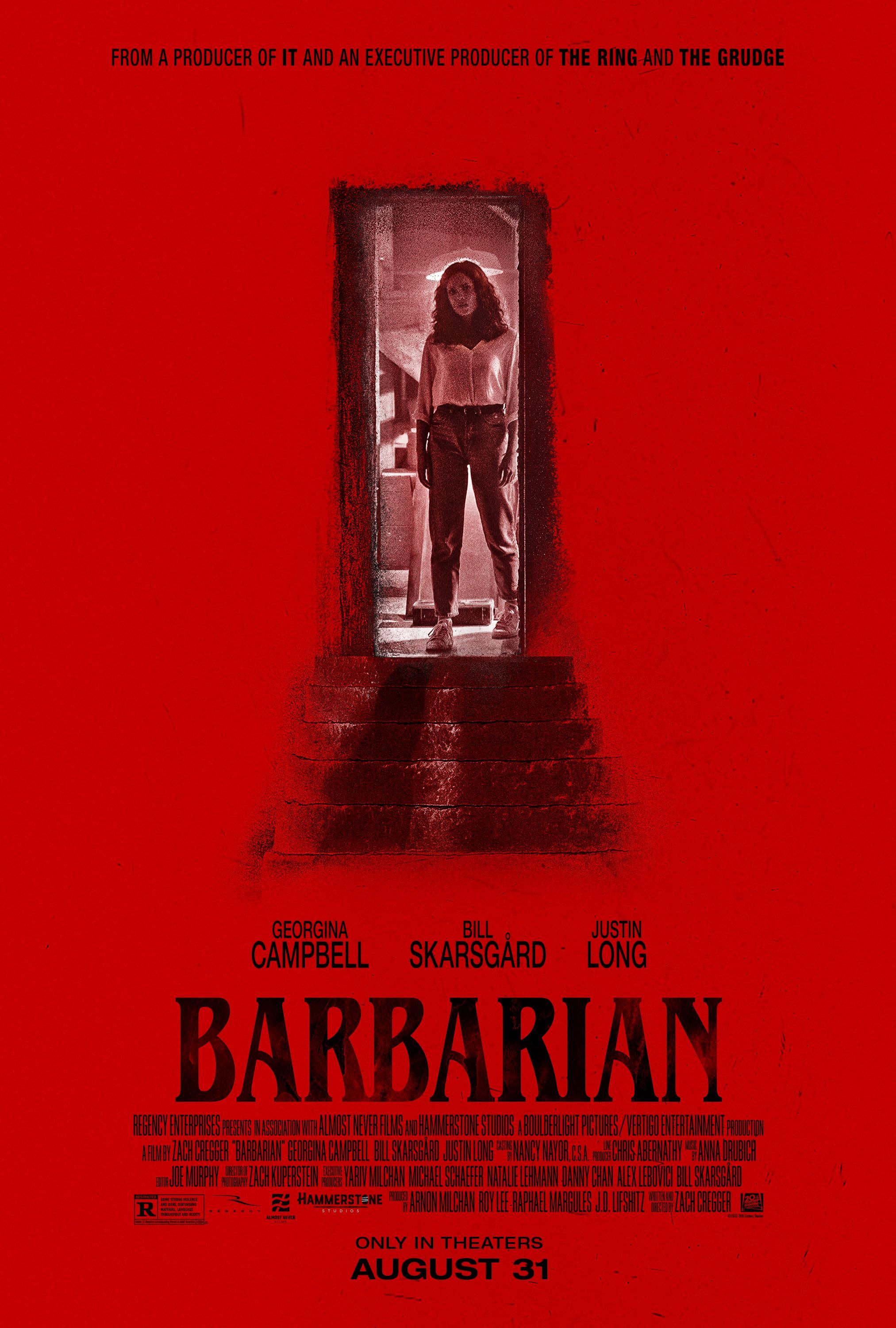 poster of Barbarian 2022 Telugu Dubbed (Unofficial) WEBRip