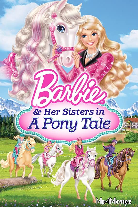 poster of Barbie and Her Sisters in a Pony Tale 2013 Hindi Dubbed Movie