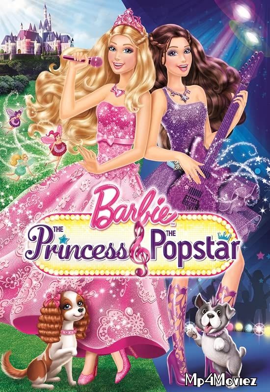 poster of Barbie: The Princess and the Popstar 2012 Hindi Dubbed Full Movie