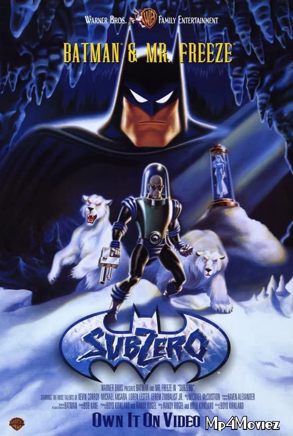 poster of Batman and Mr Freeze SubZero 1998 Hindi Dubbed Full Movie