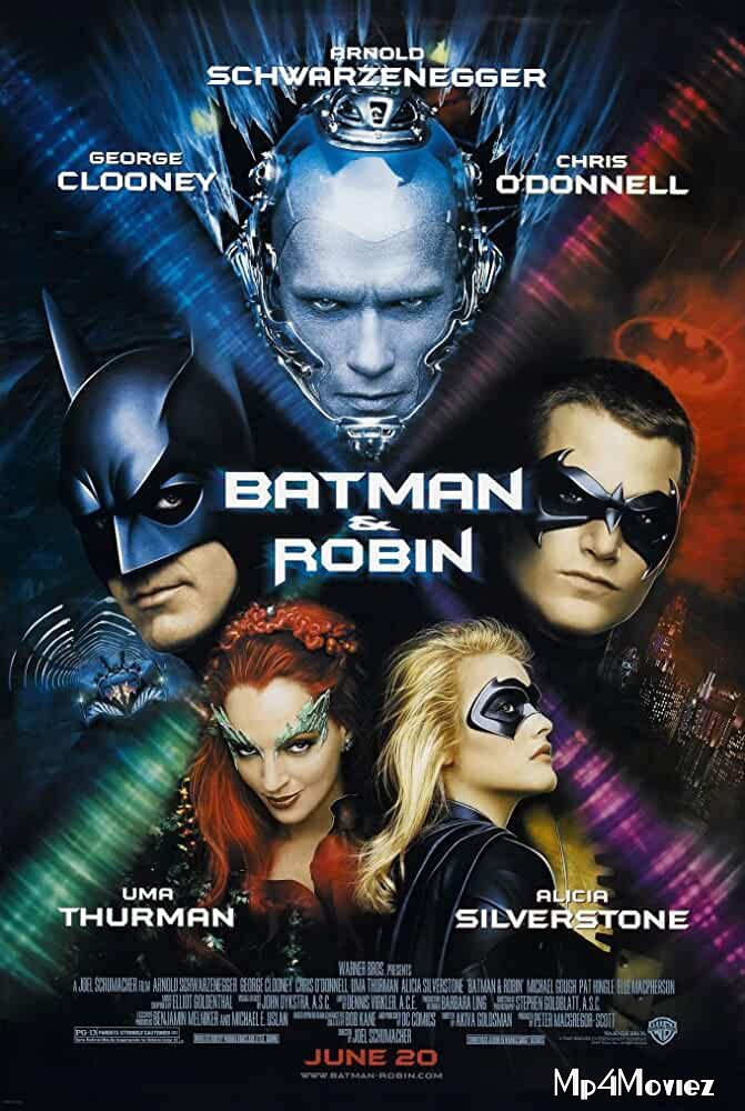 poster of Batman and Robin 1997 Hindi Dubbed BRRip