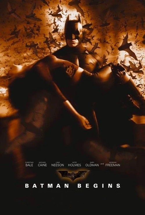 poster of Batman Begins (2005) Hindi Dubbed Movie