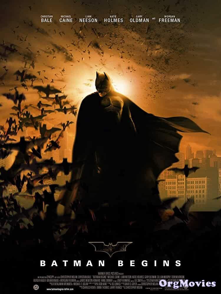 poster of Batman Begins 2005 Hindi Dubbed Full Movie