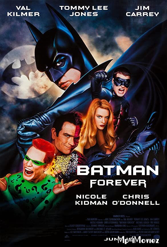 poster of Batman Forever 1995 Hindi Dubbed Full Movie