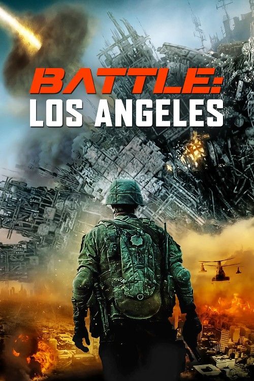 poster of Battle Los Angeles (2011) ORG Hindi Dubbed Movie