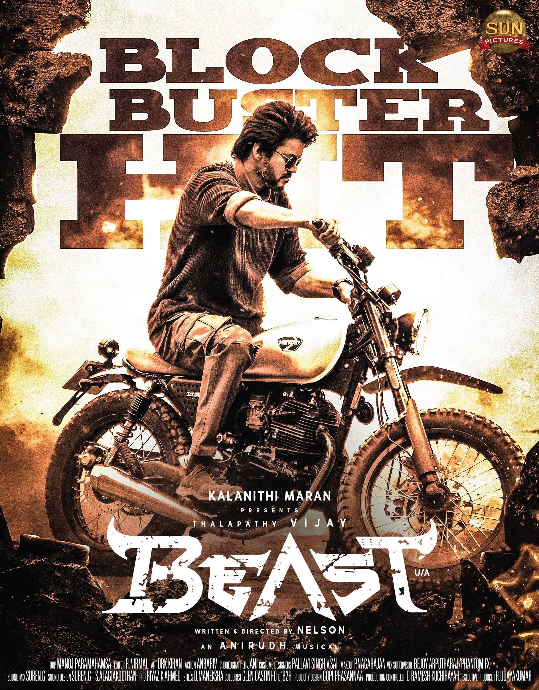 poster of Beast (2022) Hindi Dubbed HC-HDRip