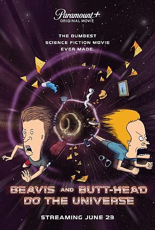 poster of Beavis and Butt-Head Do the Universe (2022) Hindi Dubbed (Unofficial) WEBRip