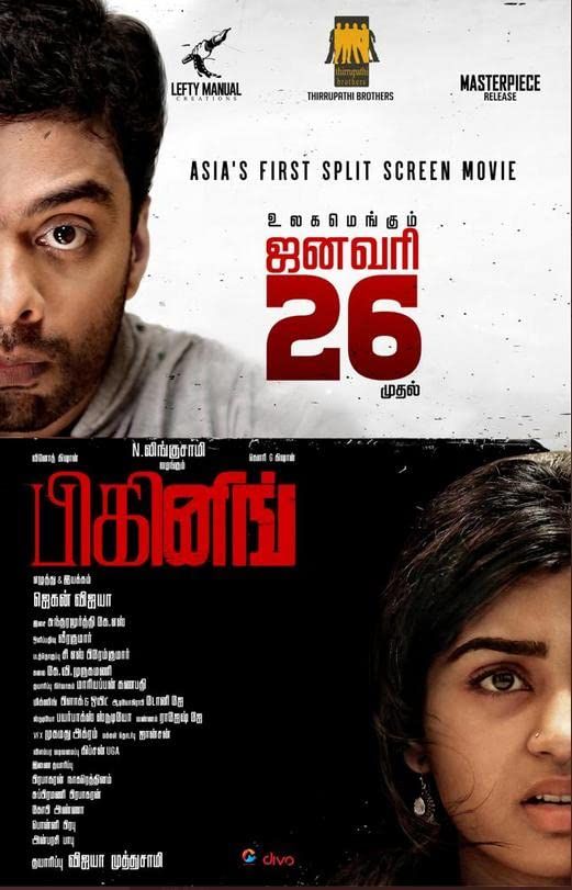 poster of Beginning 2023 Tamil Dubbed (Unofficial) CAMRip