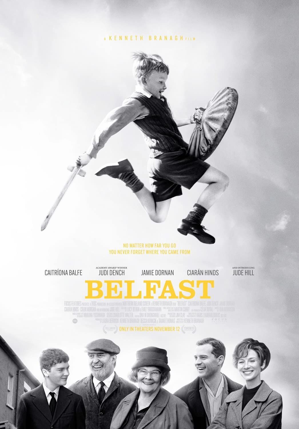 poster of Belfast (2021) Hindi Dubbed BluRay