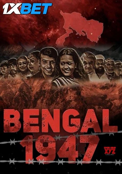 poster of Bengal 1947 (2024) Hindi Dubbed Movie