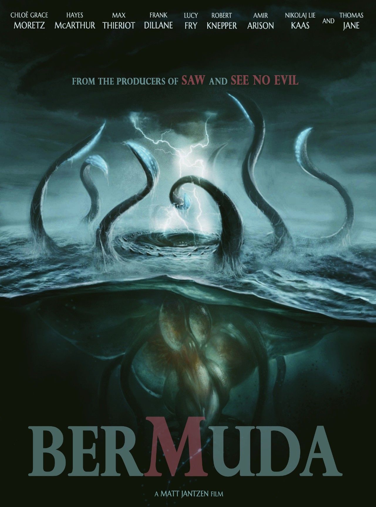 poster of Bermuda Tentacles (2014) Hindi Dubbed BluRay