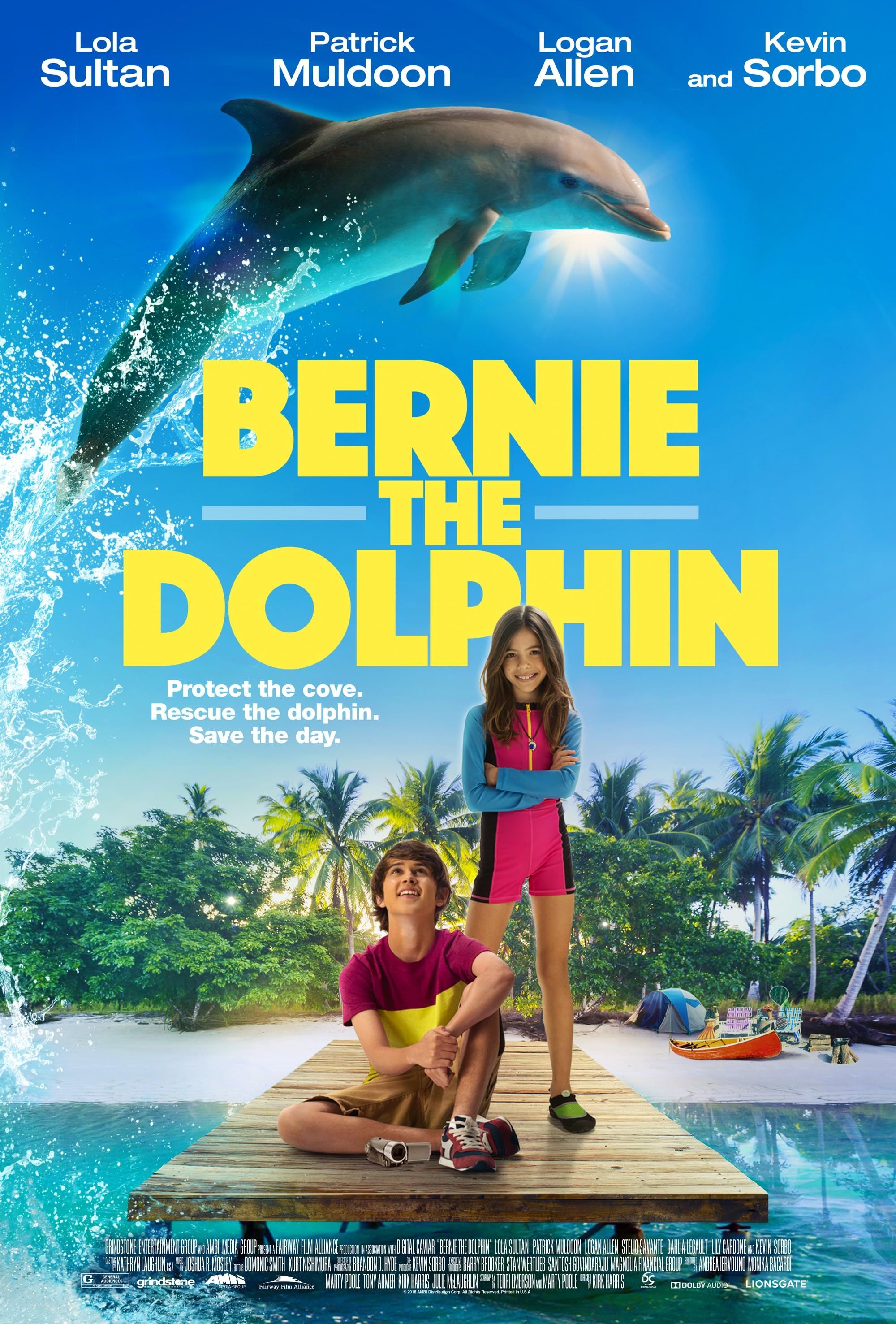 poster of Bernie The Dolphin (2018) Hindi Dubbed Movie