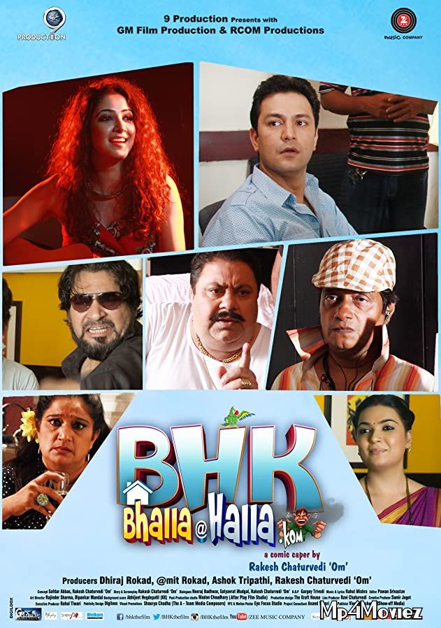 poster of BHK Bhalla Halla.Kom 2016 Hindi Full Movie