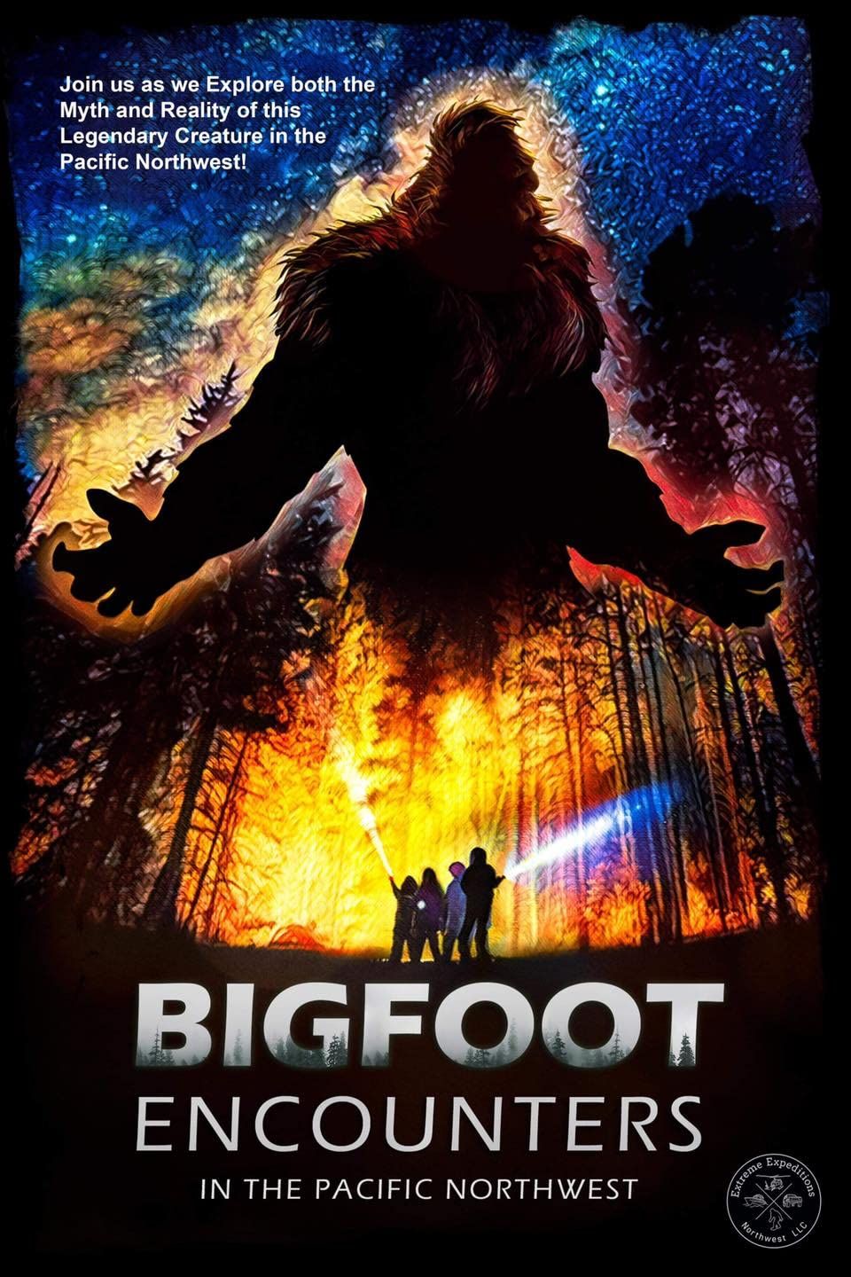 poster of Bigfoot Encounters in the Pacific Northwest (2021) Hindi Dubbed (Unofficial) WEBRip