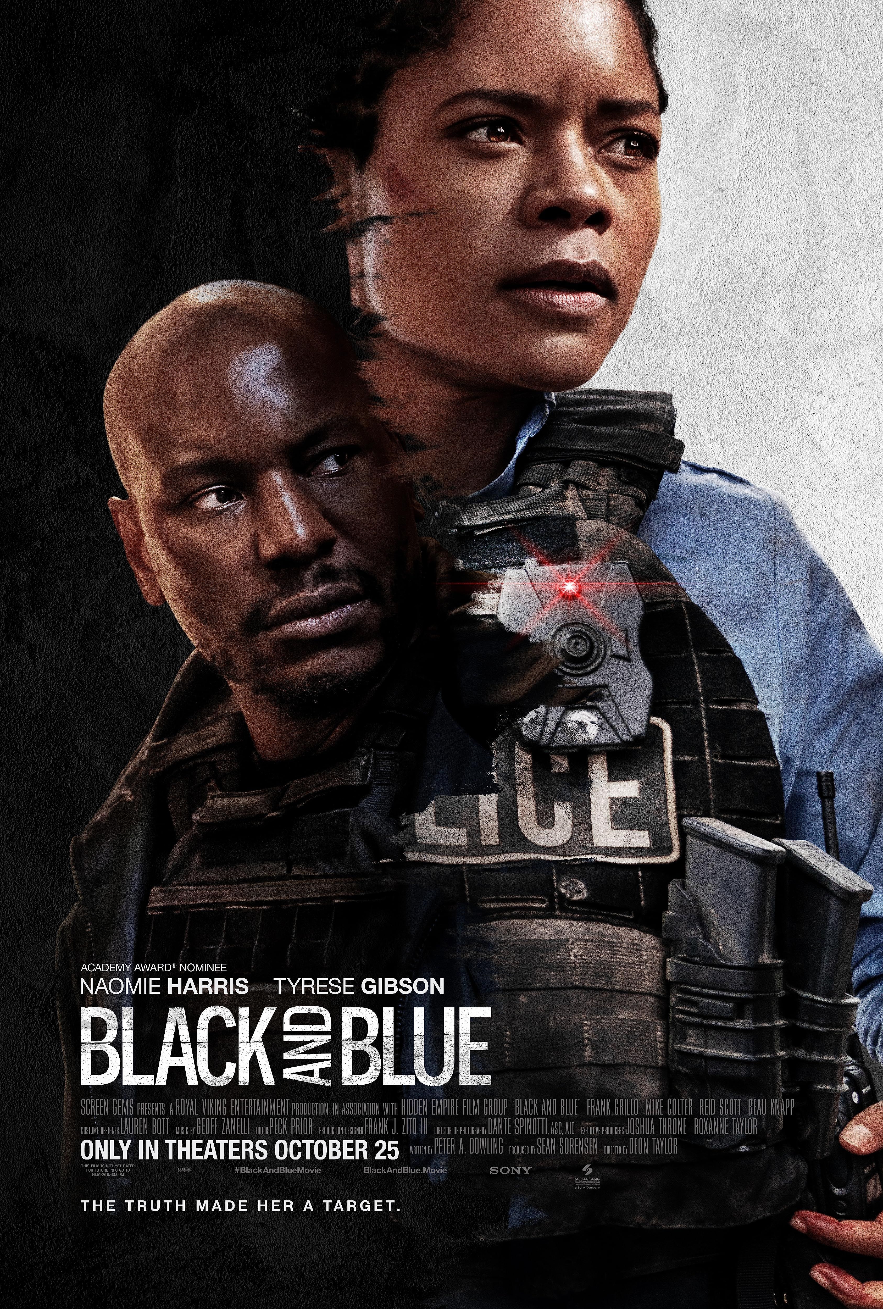 poster of Black and Blue (2019) Hindi ORG Dubbed BluRay