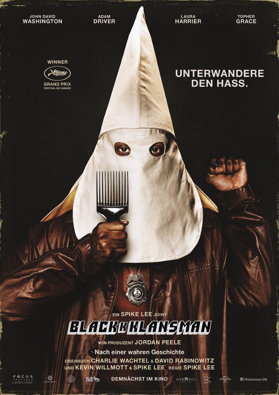 poster of BlacKkKlansman (2018) Hindi ORG Dubbed HDRip