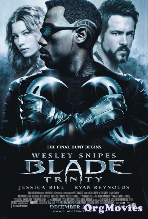 poster of Blade Trinity 2004 Hindi Dubbed Full Movie