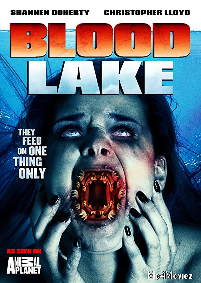 poster of Blood Lake Attack of the Killer Lampreys 2014 Hindi Dubbed Movie