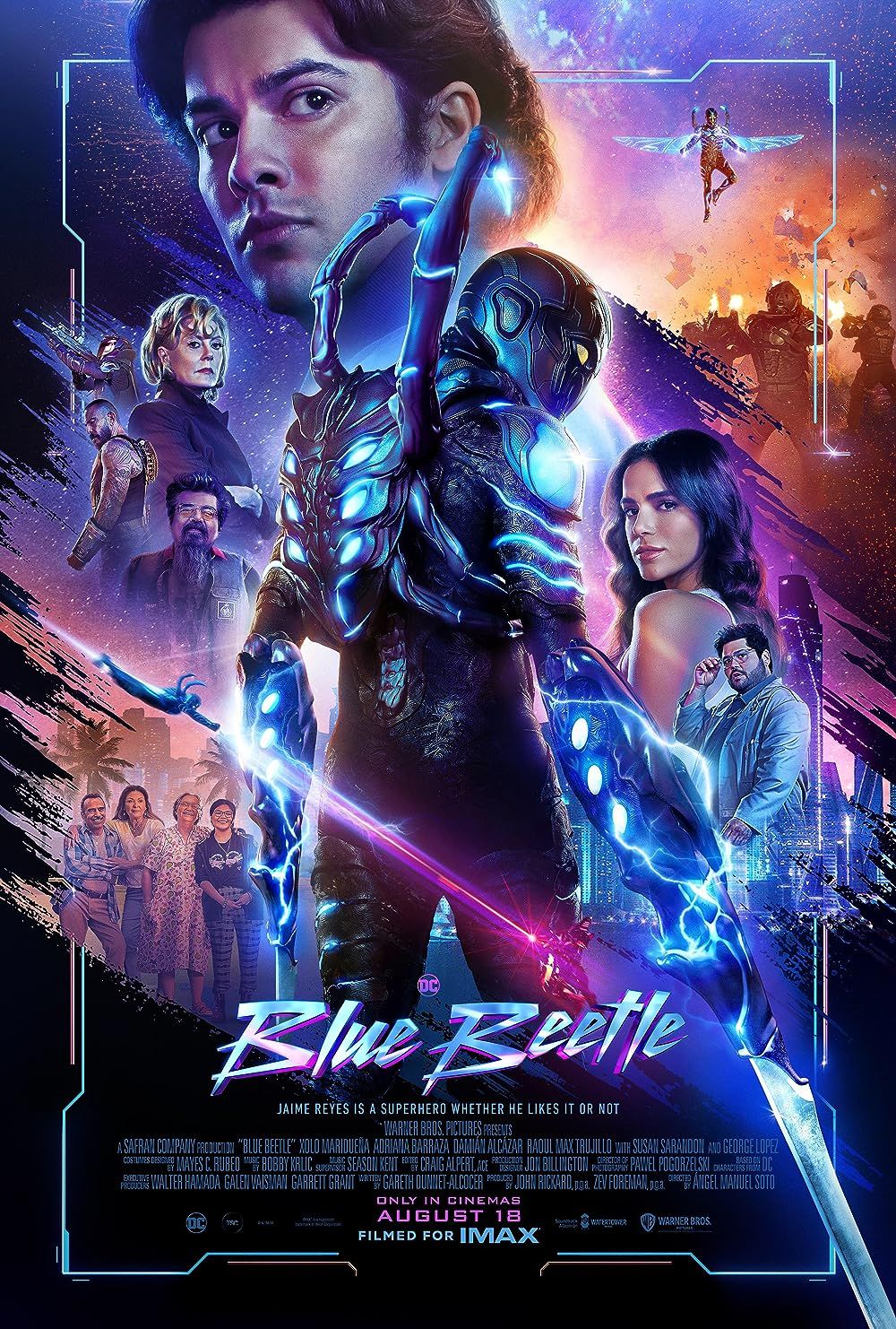 poster of Blue Beetle 2023 Hindi Dubbed (Clean)