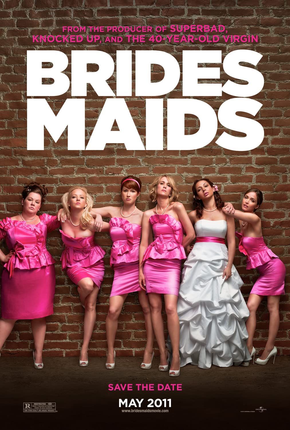 poster of Bridesmaids (2011 Hindi Dubbed BluRay