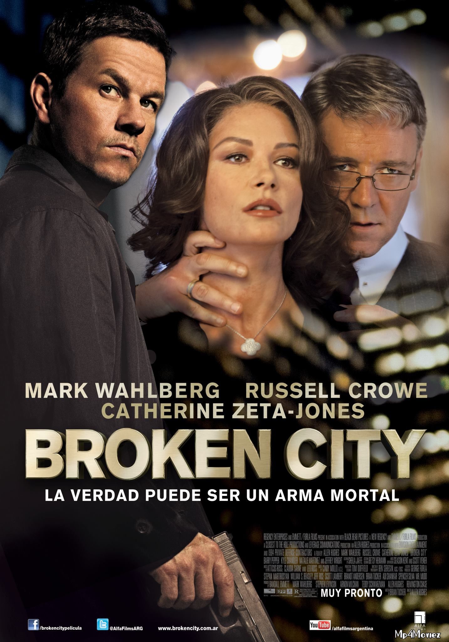 poster of Broken City (2013) Hindi Dubbed BluRay