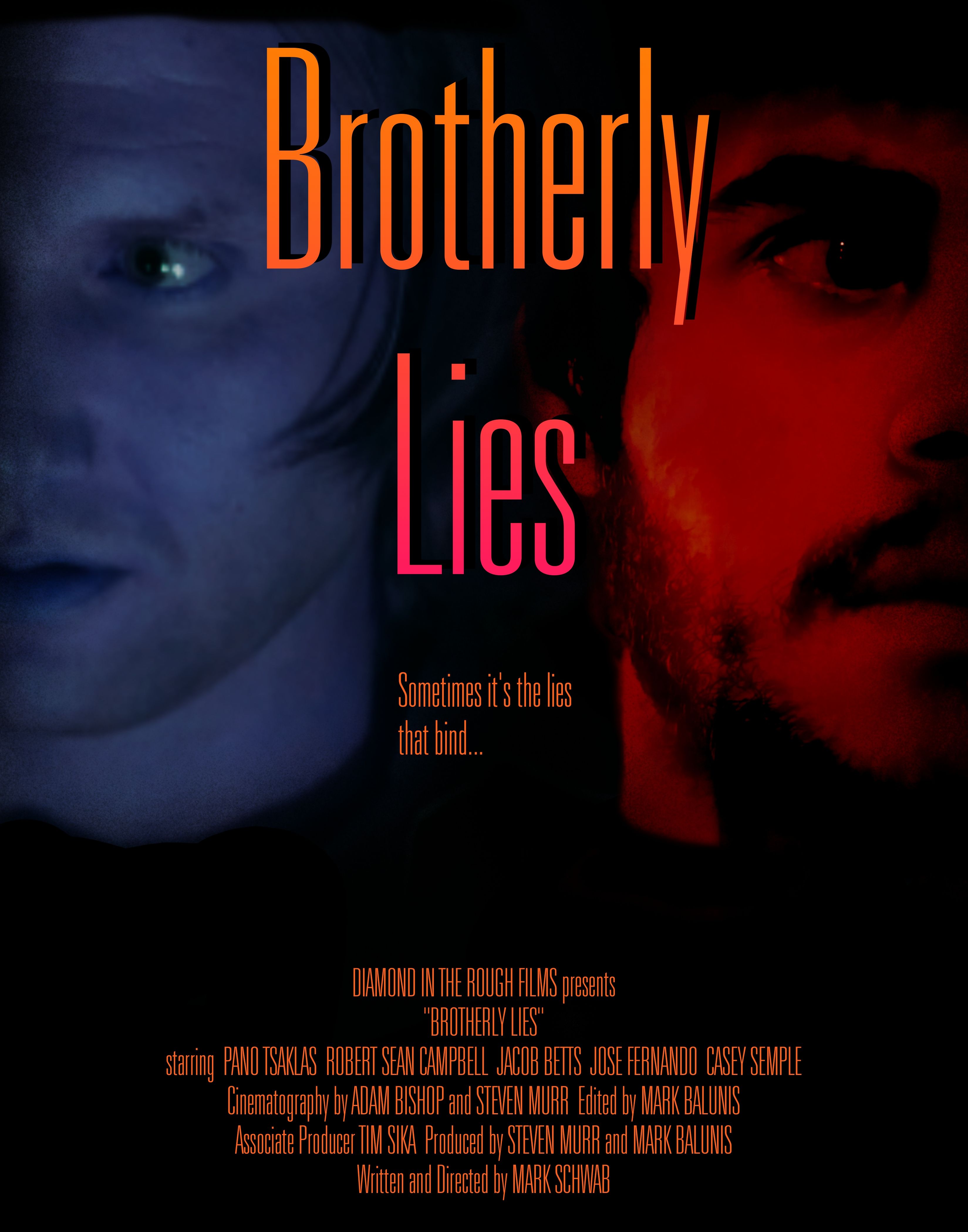 poster of Brotherly Lies (2022) Hindi Dubbed (Unofficial) WEBRip