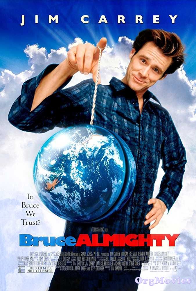 poster of Bruce Almighty 2003 Hindi Dubbed Full Movie