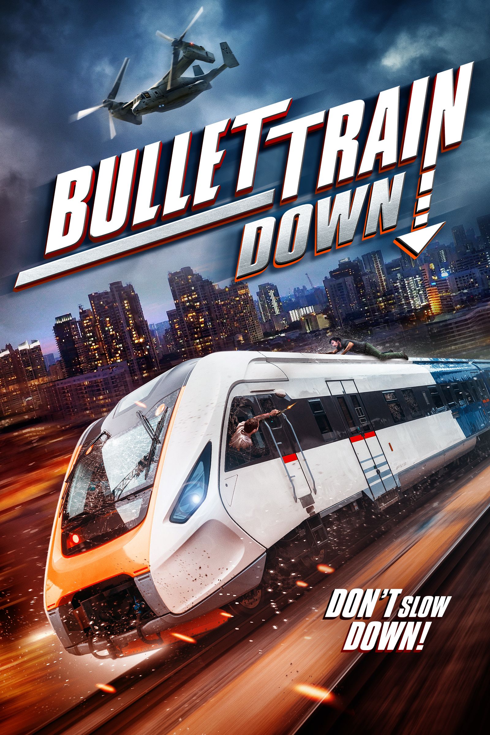 poster of Bullet Train Down (2022) Tamil Dubbed (Unofficial) HDCAM