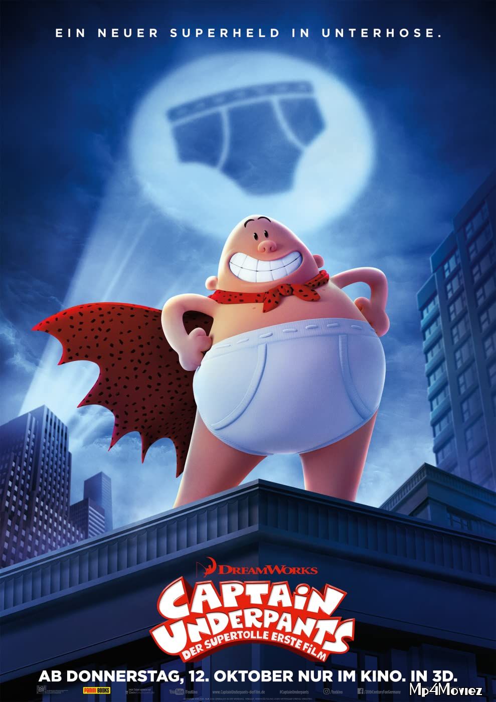 poster of Captain Underpants The First Epic Movie 2017 Hindi Dubbed Movie