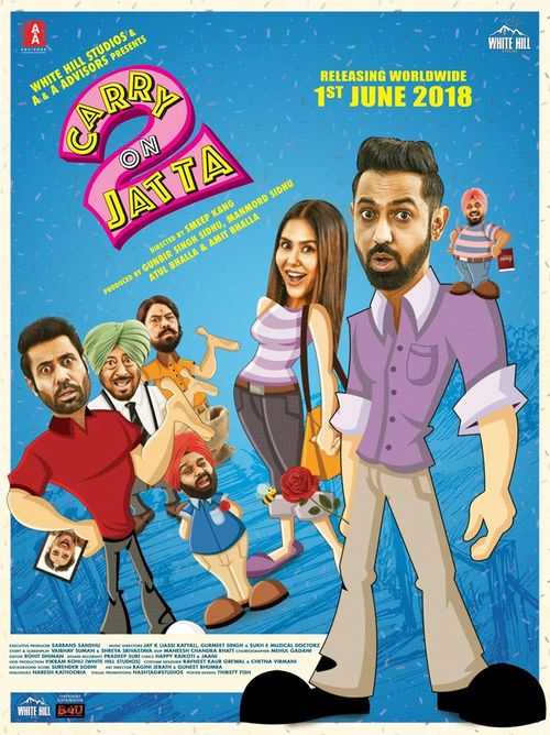 poster of Carry on Jatta 2 2018 Full Movie