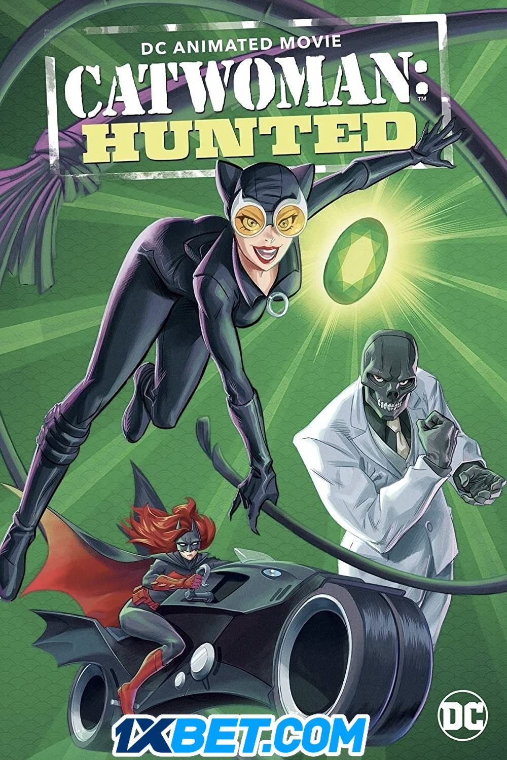 poster of Catwoman: Hunted (2022) Telugu (Voice Over) Dubbed BluRay