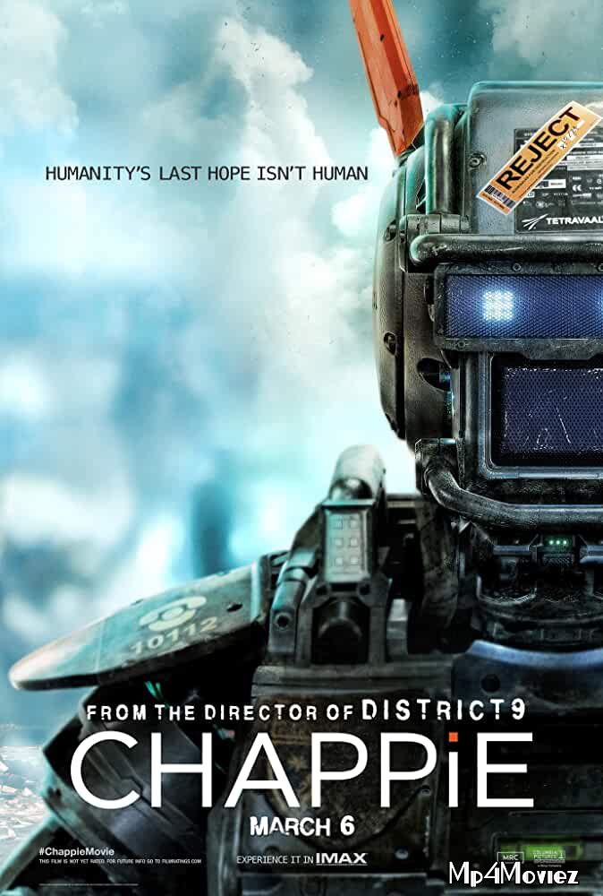 poster of Chappie 2015 REMASTERED Hindi Dubbed Movie