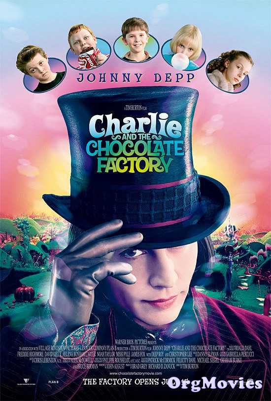 poster of Charlie and the Chocolate Factory 2005 Hindi Dubbed