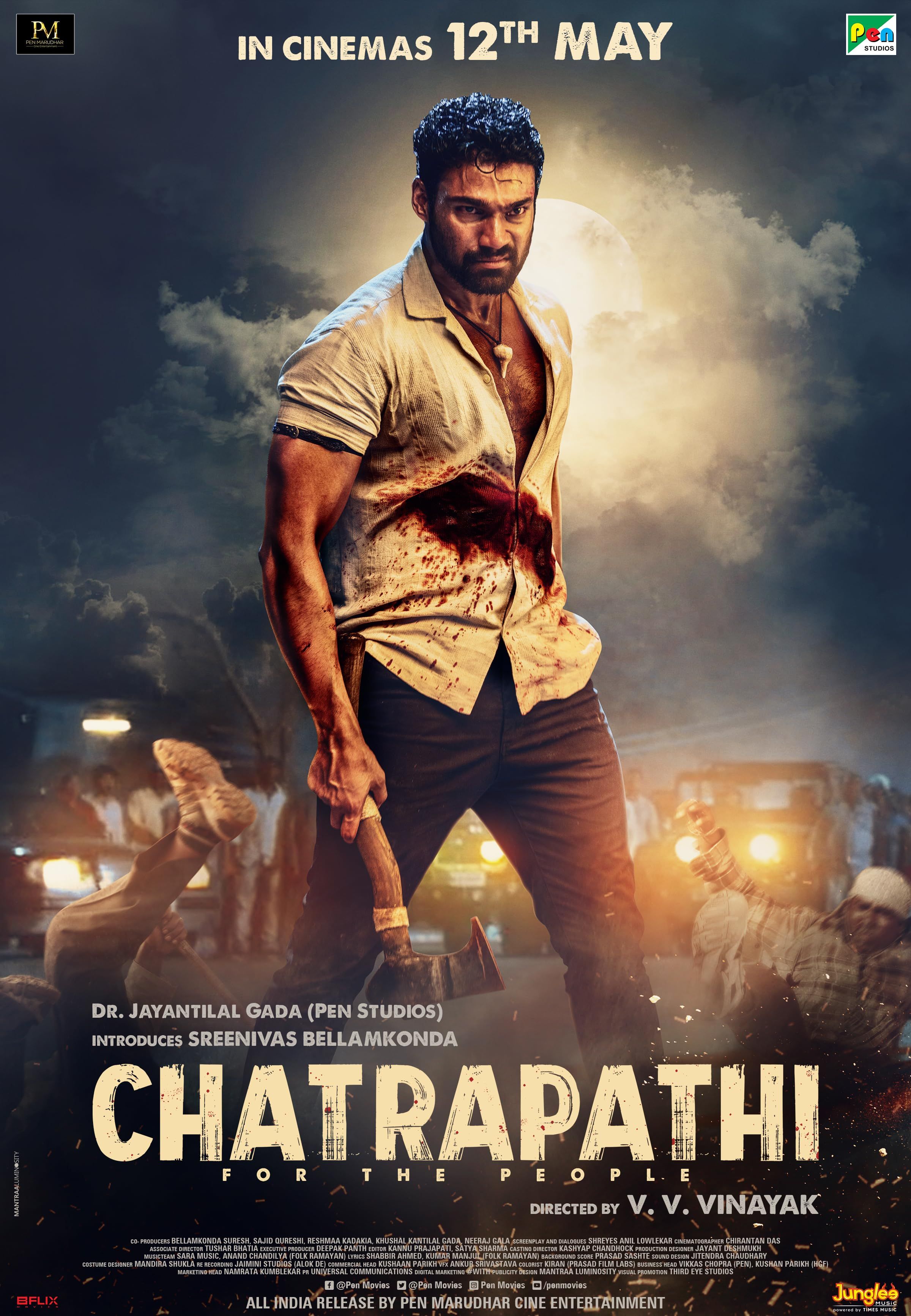 poster of Chatrapathi (2023) Hindi Dubbed Movie