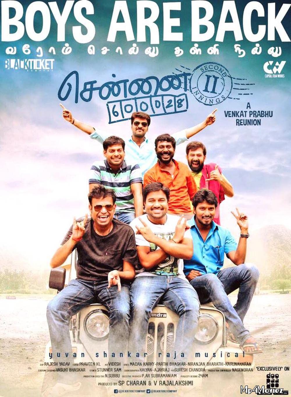 poster of Chennai 600028 II 2016 Hindi Dubbed Full Movie