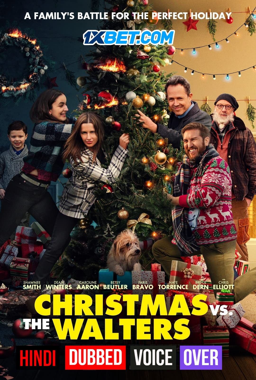 poster of Christmas vs. The Walters (2021) English (With Hindi Subtitles) WEBRip