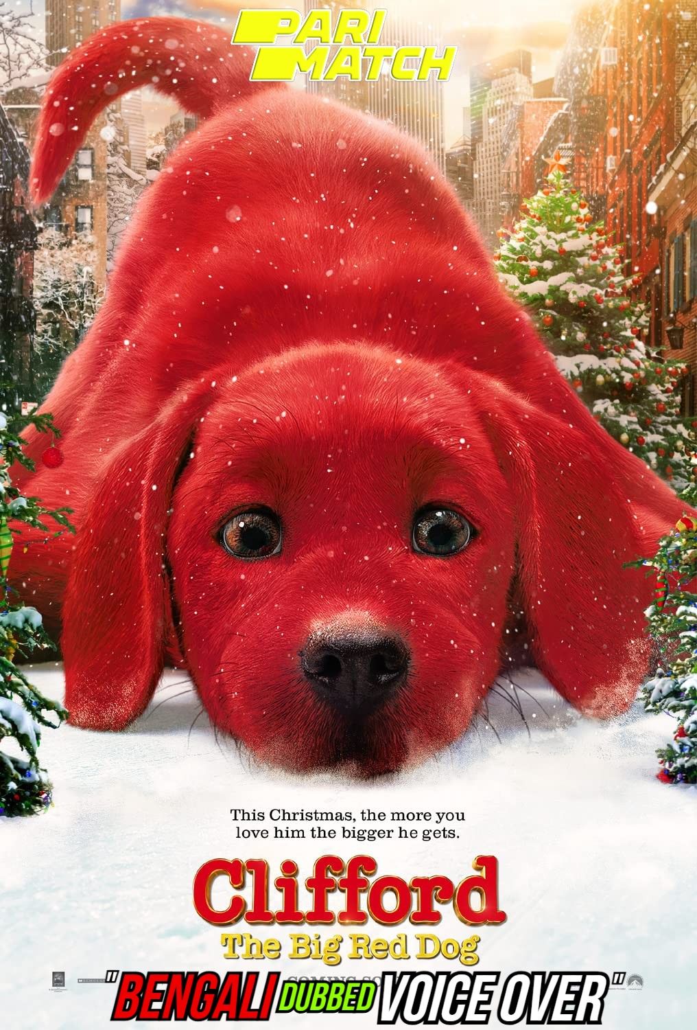 poster of Clifford the Big Red Dog (2021) Bengali (Voice Over) Dubbed WEBRip