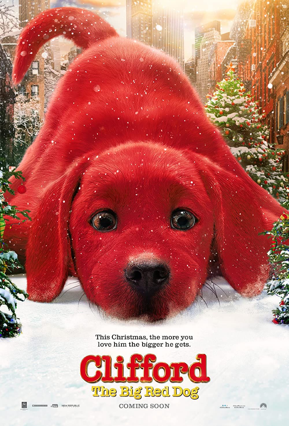 poster of Clifford the Big Red Dog (2021) Hindi Dubbed BluRay