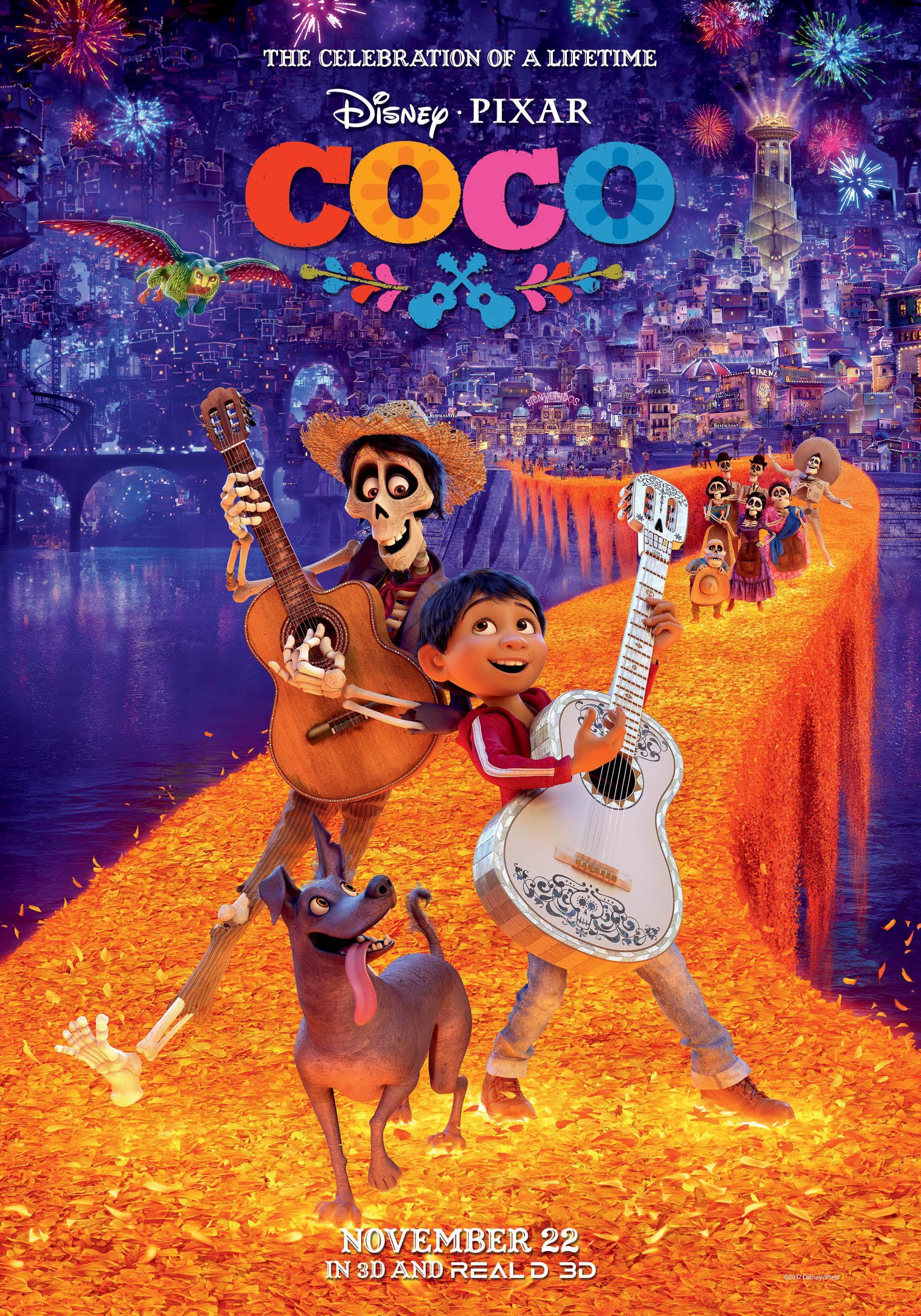 poster of Coco (2017) Hindi Dubbed