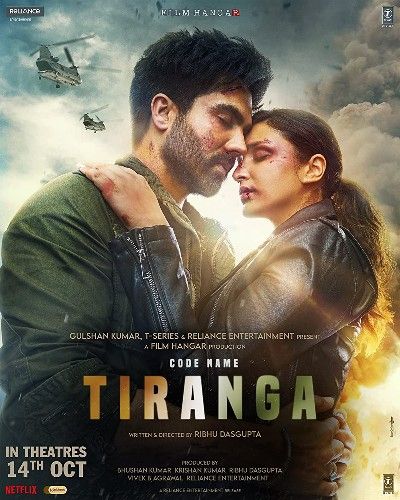 poster of Code Name: Tiranga (2022) Hindi HDRip